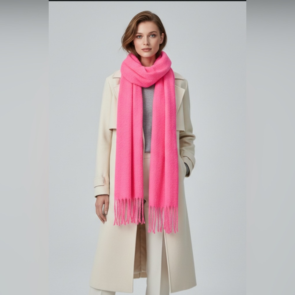 Ardene Long Pink Scarf